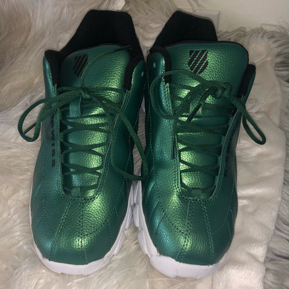 Iridescent Green Shoes